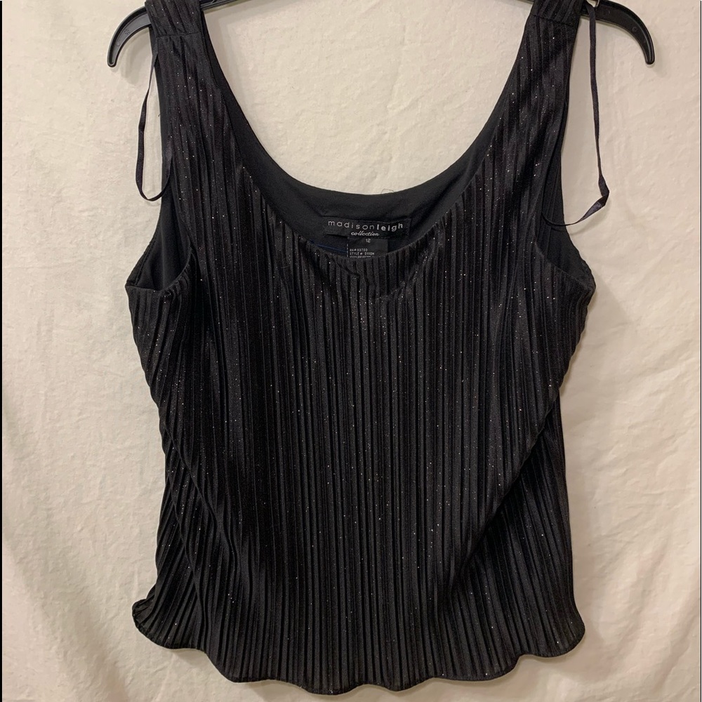 Madison Leigh glitter tank top
